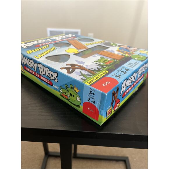 Angry Birds Knock On Wood Board Game Mattel 2010 - 100% Complete - Picture 5 of 8